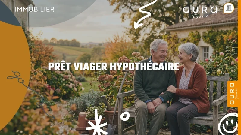 Couple de retraités souriant dans le jardin de leur maison