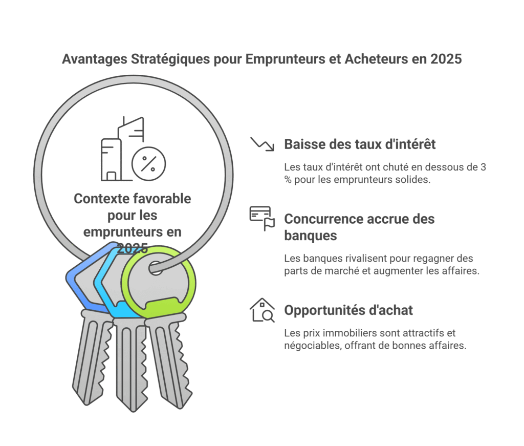 Un contexte favorable pour les emprunteurs en 2025