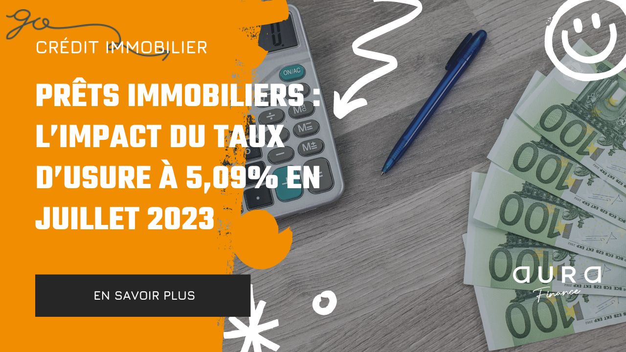 Prets Immobiliers Limpact du taux dusure a 509 en juillet 2023
