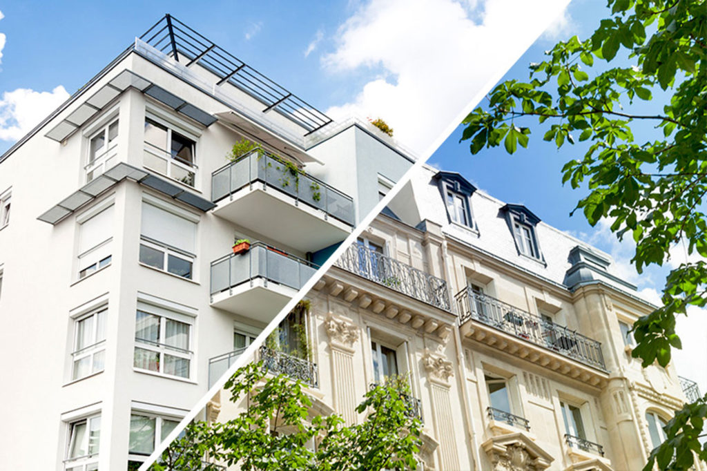 L'article compare les avantages et inconvénients d'acheter un bien immobilier neuf ou ancien
