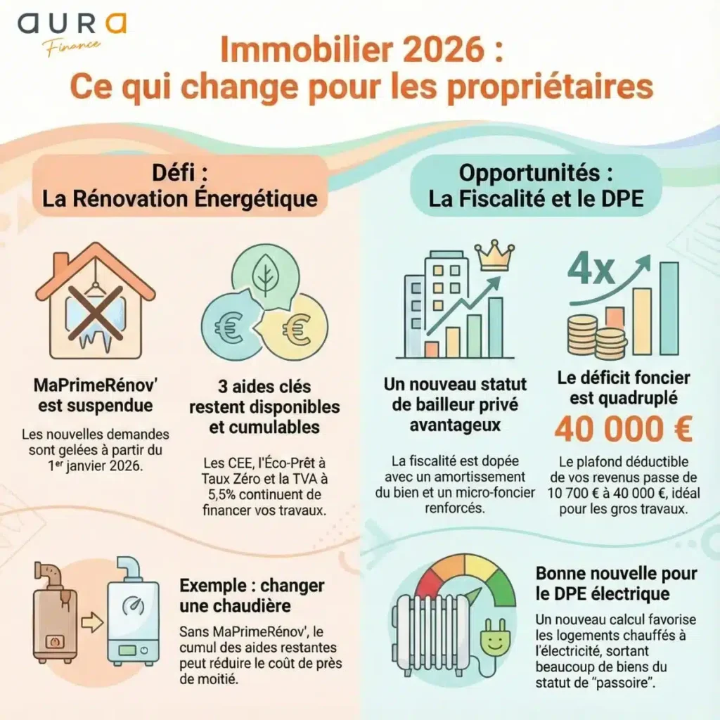 Immobilier 2026 ce qui change