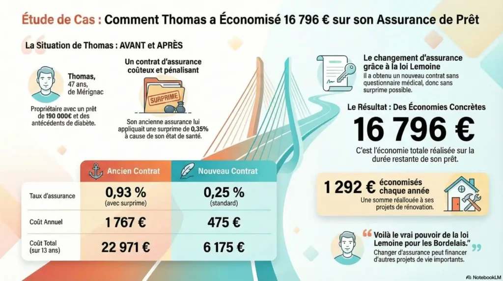 Etude de cas Thomas, 47 ans à Mérignac (1) Etude de cas Thomas, 47 ans à Mérignac