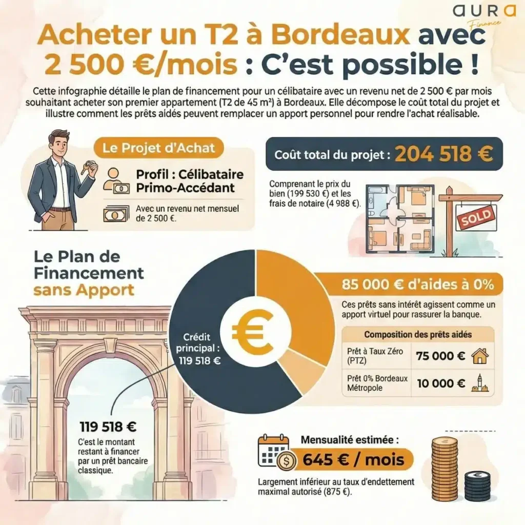 Achat T2 Bordeaux financement possible Achat T2 Bordeaux financement possible