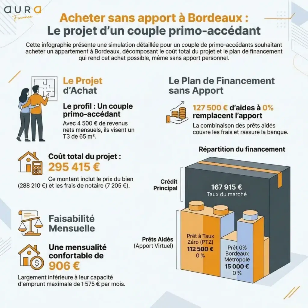 Achat T2 Bordeaux financement possible Acheter sans apport à bordeaux, jeune couple