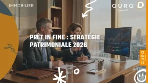Prêt in fine fonctionnement et stratégie patrimoniale 2026 - Aura Finance