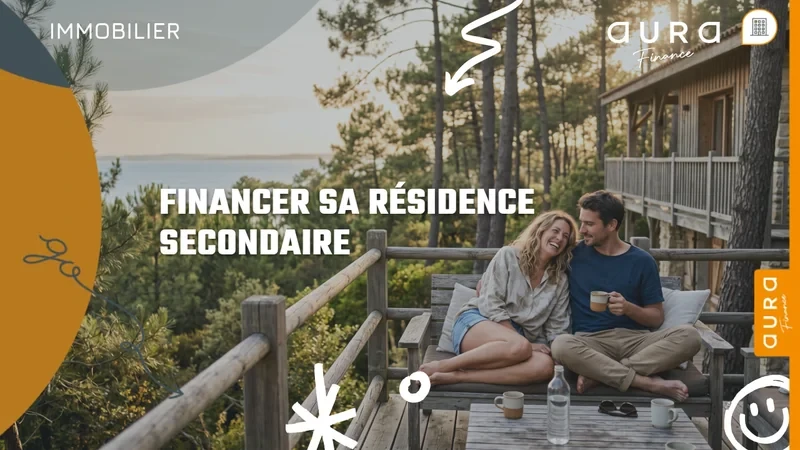 Couple sur la terrasse d'une maison de vacances dans les pins
