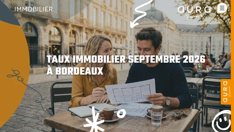 Taux immobilier septembre 2026 Bordeaux Aura Finance