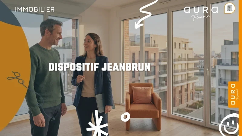 Un investisseur visite un appartement neuf avec une conseillère, dispositif Jeanbrun